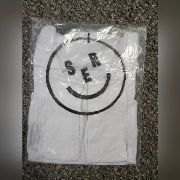 NWT Ser.o.ya white Ellis Top stretch minimalist Coquette girl cut out size large - Picture 10 of 11